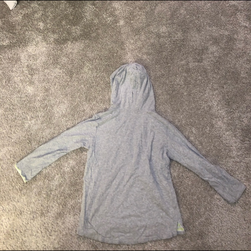 Yellow Striped & Gray Hoodie size S - Picture 8 of 8